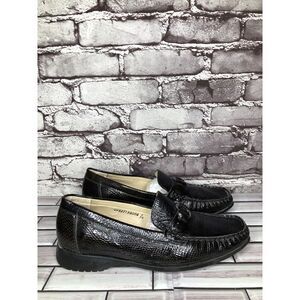 Mephisto Cool-Air Black Patent Leather O Ring Driving Loafers Women’s 9.5M US/40